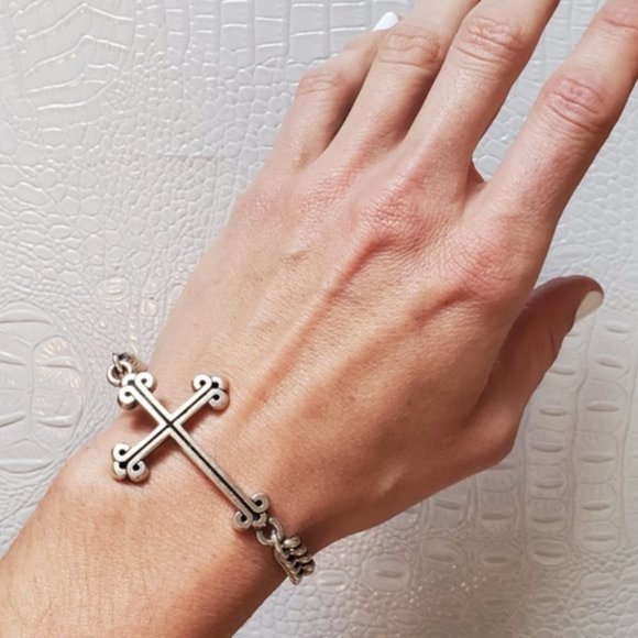 KING BABY STUDIO Unisex Cross Curb Link Br… - Picture 2 of 10